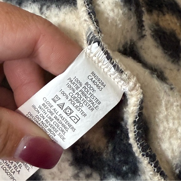 The Children’s Place Youth Girl Size 5/6 Yrs Print Sherpa Zip-Up Jacket - Picture 15 of 15